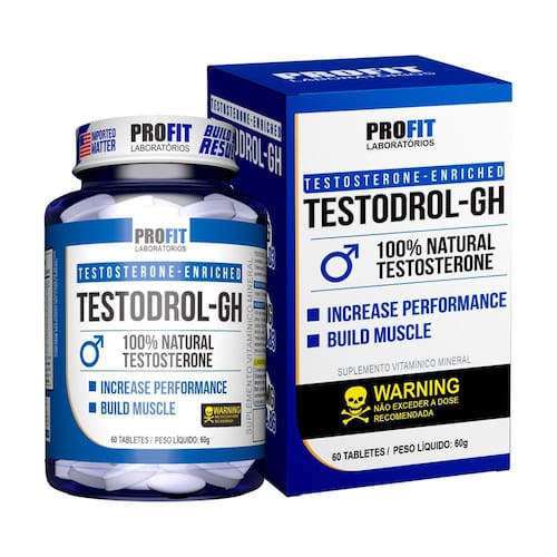 Testodrol GH 100% Natural Testoterone - 60 Tabletes - Profit