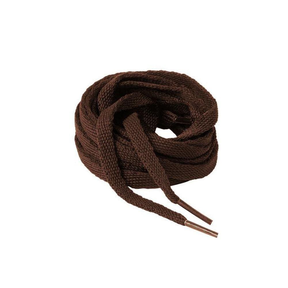 Par Cadarço Marrom Achatado