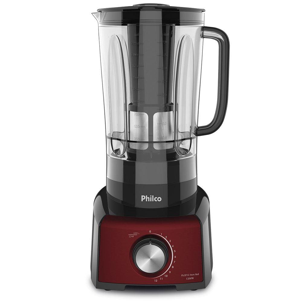 Liquidificador Philco PLQ912P Inox Red 1200W