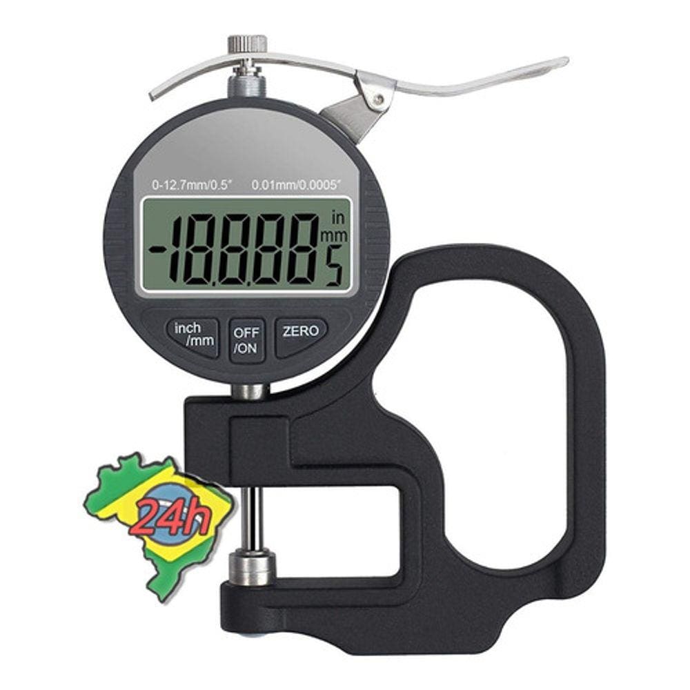 Relógio Medidor Comparador Digital Calibre 0-12.7mm 0,01mm
