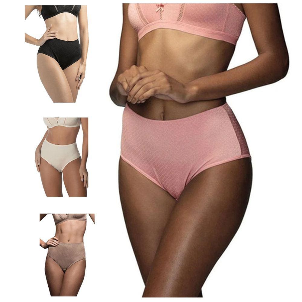 Calcinha Bibelô Demillus 57487 Cintura Alta Poliamida