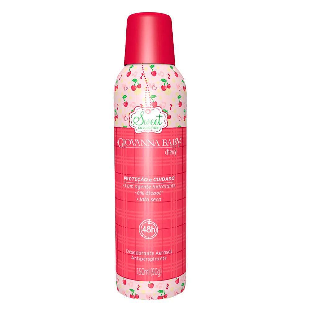 Desodorante Aerosol Giovanna Baby Cherry 150ml