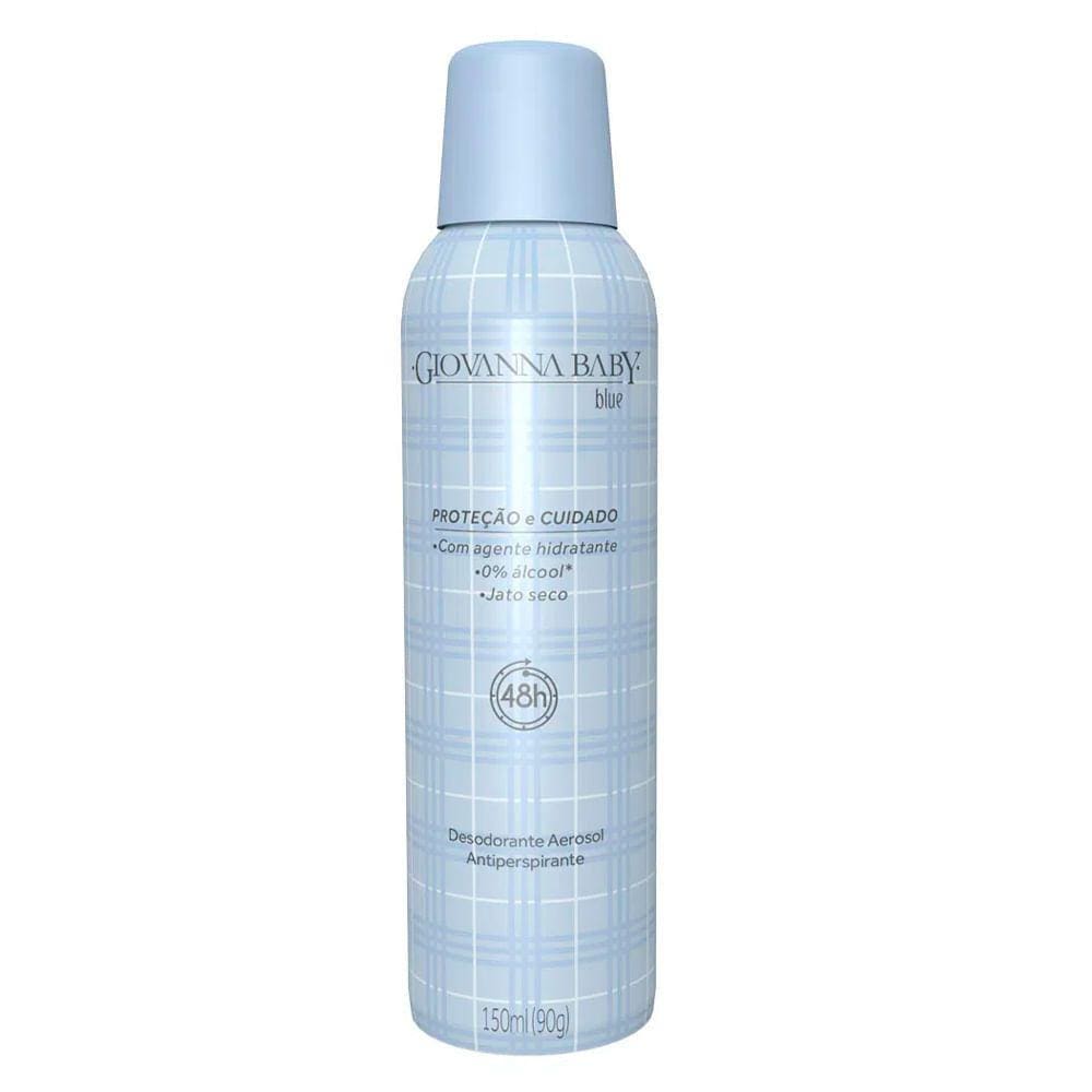 Desodorante Aerosol Giovanna Baby Blue 150ml