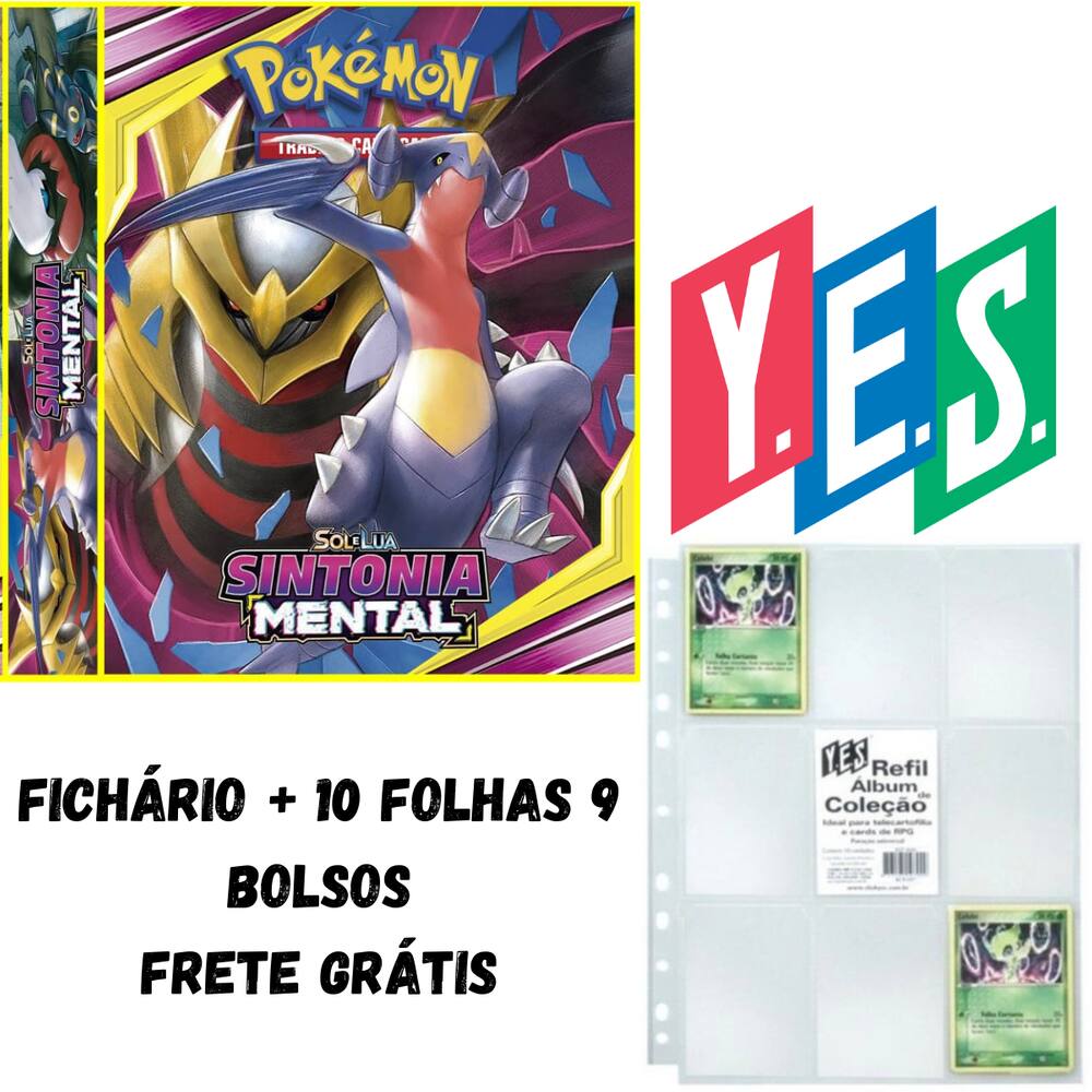 Fichario album pasta tapu koko 10 folhas 06 cards