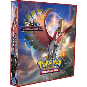 Álbum Pasta Fichário Pokémon Sombras Ardentes Capa Dura