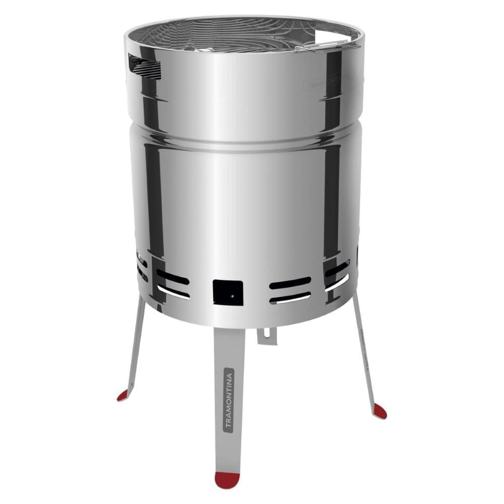 Churrasqueira à Carvão Tramontina TCP 400 - Inox com Grelha