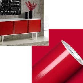 Adesivo Vinil Envelopamento 4mx50cm Vermelho