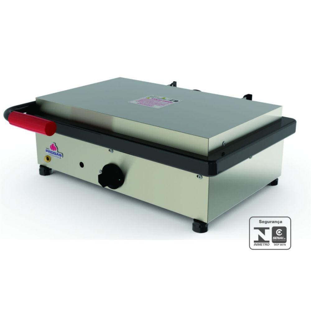 Sanduicheira Com Prensa Elétrica Progás 50cm Pr-500E New Queen-127v