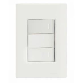 Conjunto 4x2 com 2 Interruptores Simples 10A 250V Tramontina