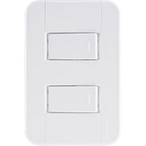 Conjunto 4x2 com 2 Interruptores Simples 10A 250V Tramontina