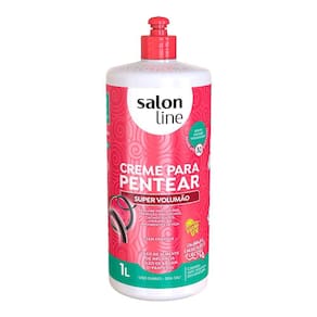 Creme Para Pentear Salon Line Super Volumã 1L