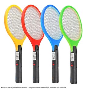Raquete Elétrica Mata Mosquito Recarregável Bivolt Western