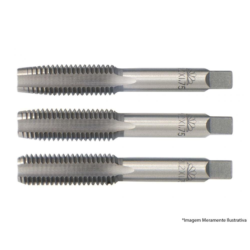 Macho Aco Liga Metrica Grossa 3Pcs 06X1,00