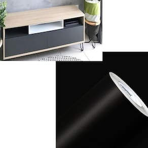 Adesivo Vinil Envelopamento 10mx50cm Preto Fosco