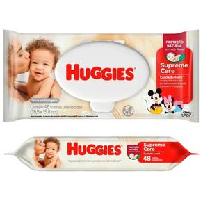 Toalhas Umedecidas Huggies Supreme Care 48 Unidades