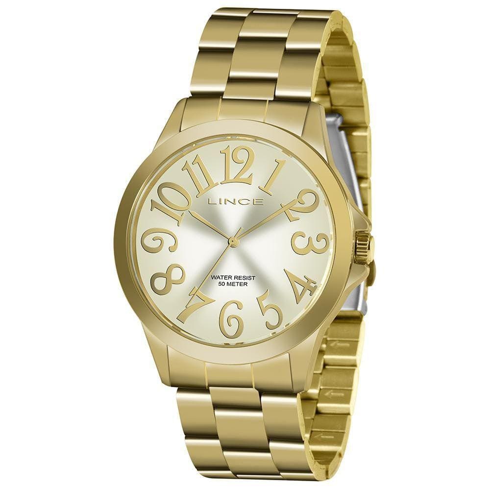 Relogio Urban Feminino Analogico Lrgj126L Dourado