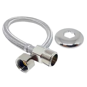 Engate Flexivel Inox Trançado Alta Pressão 60 Cm