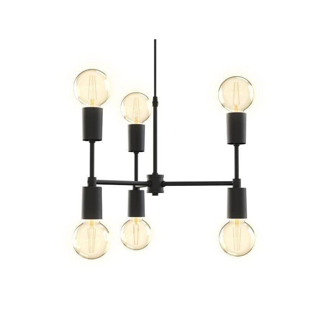 Pendente Taschibra Equilibrium 6Xe27 Preta