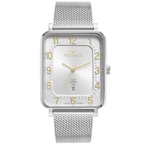 Relógio Masculino Technos Classic Slim Prateado Gm10Ys/1B