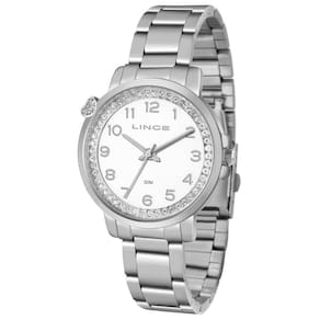 Relógio Feminino Lince Lrm4570L B2Sx Prata Aço Analógico