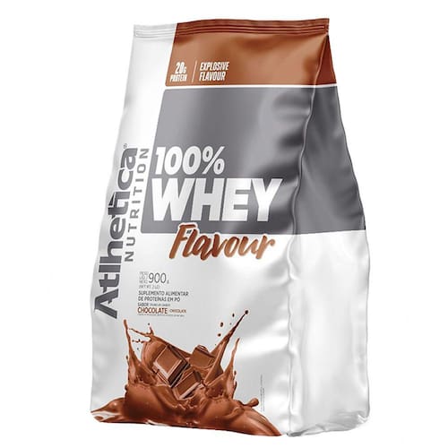 imagem-100% Whey Flavour (Sc) 900 G - Atlhetica Nutrition (Chocolate) - Chocolate - 900 g