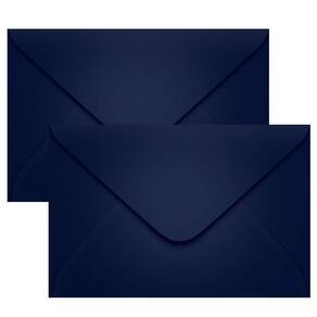 Envelope Convite De Casamento Azul Escuro 160X235Mm 100Un