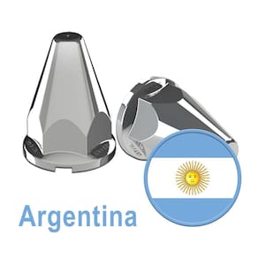 Capa Cromada Porca Caminhão 32 33 Mm Argentina ( Unitario )