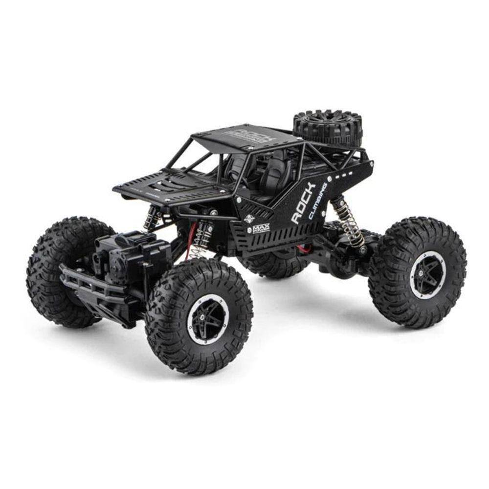 Carrinho Controle Remoto 4x4 Monster Truck Rock Crawler + bateria extra off  road