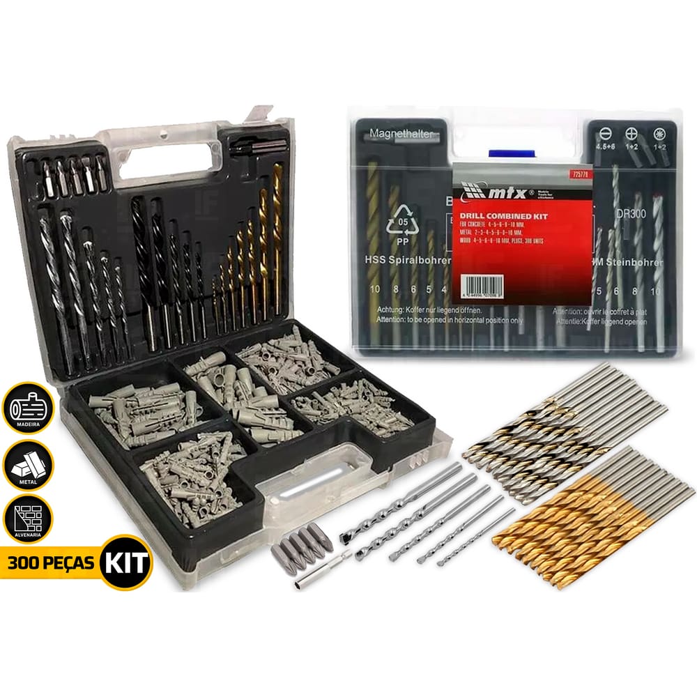 Atornillador Magnético Extra Largo 250-300mm – Brocas 1/4'' Hexagonal – Acero Cromo Vanadio