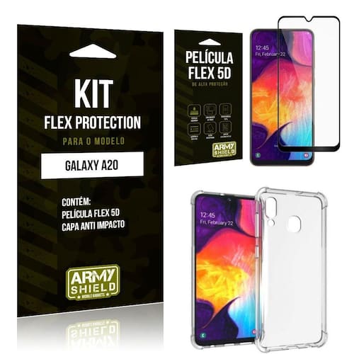 Kit Flex Protection Samsung A20 Capa | Casas Bahia