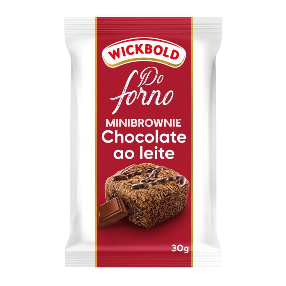 Minibrownie Wickbold Do Forno 30g - Chocolate