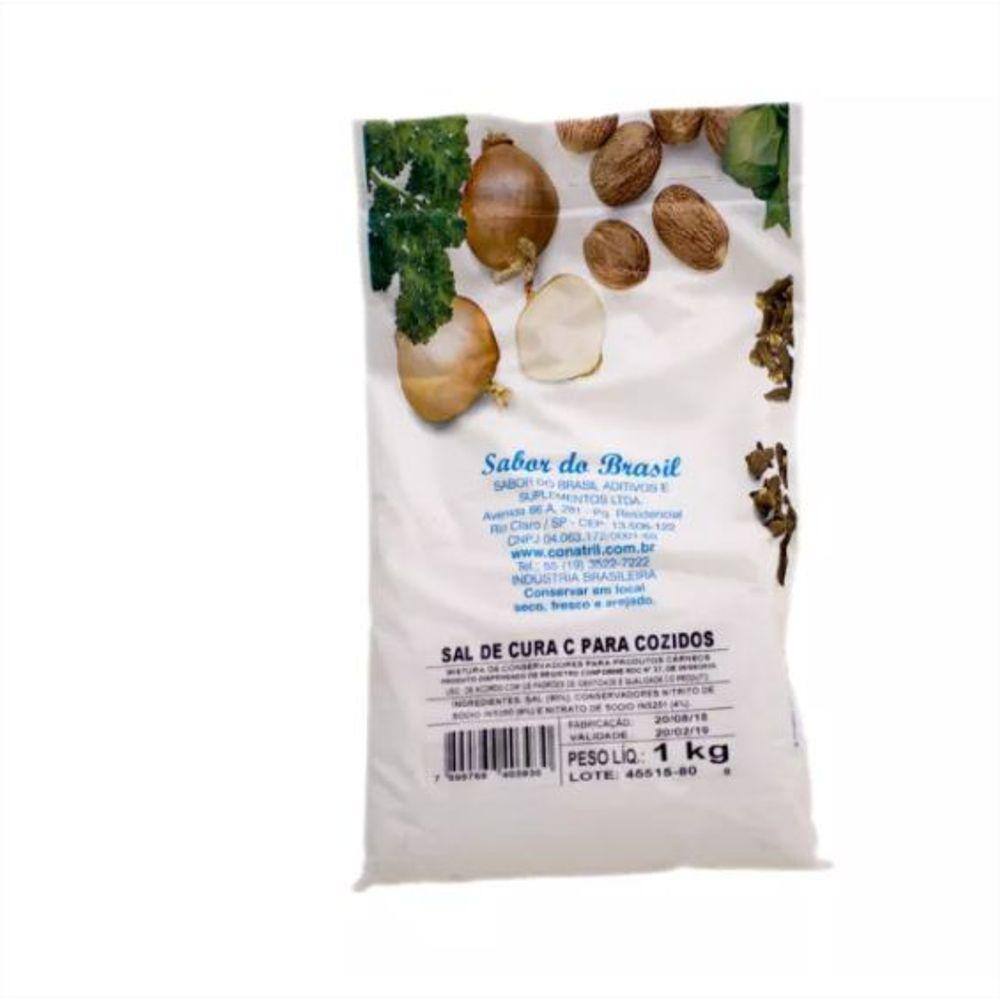 Sal De Cura 2 Para Cozidos - Nitrito Nitrato De Sódio - 1 Kg