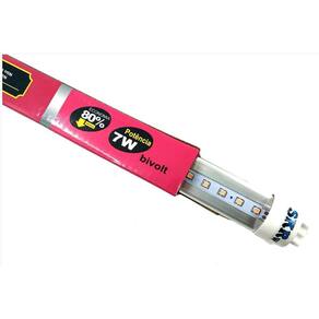 Lâmpada De Led Skrw Tubular T-8 7w Rosa 45cm