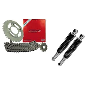 Relacao Vaz + Par Amortecedor Cg Titan Fan 125 2000 Ate 2008
