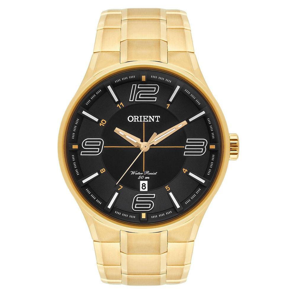 Relógio Orient Masculino Mgss1136 P2Kx Dourado Prova Dagua