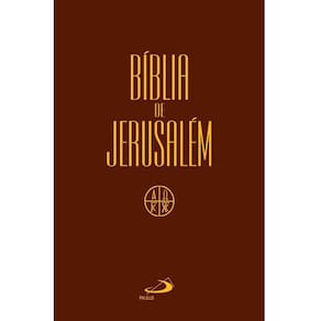 Bíblia de Estudo Jerusalém Média Capa Cristal
