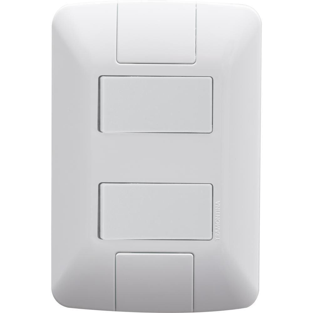 Conjunto 4x2 com 2 Inter Simples Tramontina Aria 6A 250V