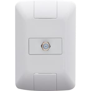 Conj 4x2 1 Tomada Tv/sat Coaxial Tramontina Aria Branco