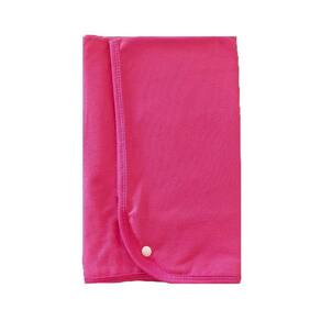 Toalha Pink Anti Frizz Grande - 100% Algodão - Malha Fio Penteado - Finalização de Salão - 55x75 com Botão