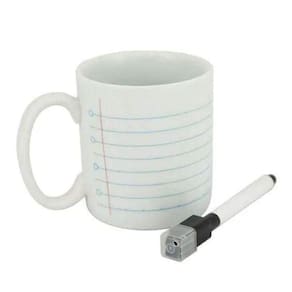 Caneca Cilíndrica Com Marcador - Caderno - Uatt Único