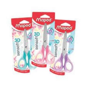 Tesoura Sensoft 3D Pastel 13 Cm Blister - 484213