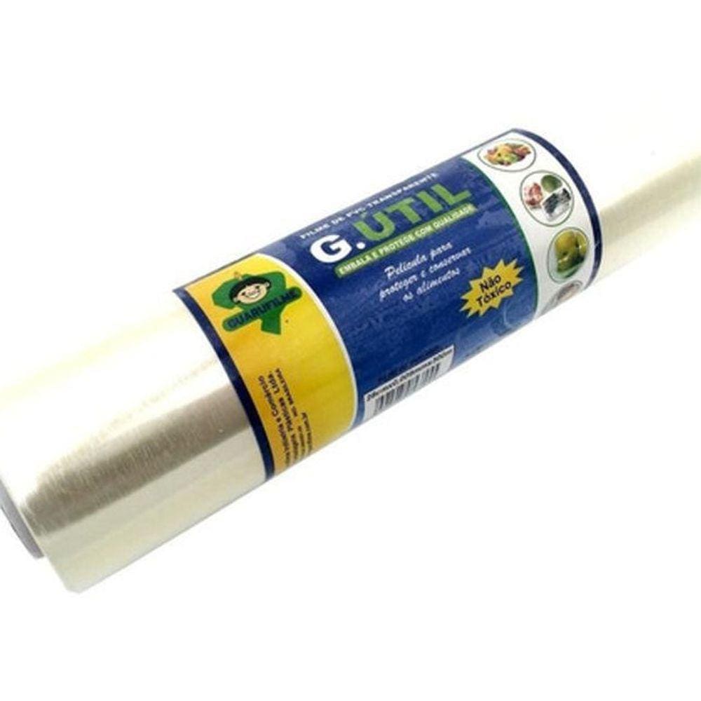 Rolo Bobina Plastico De Filme Pvc 38Cm X 300 Metros