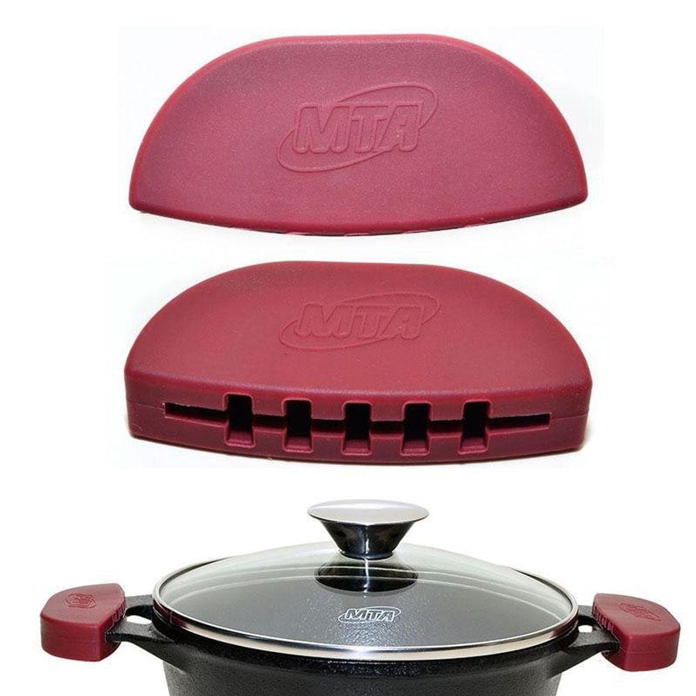 Acessório Par Alça Silicone Para Panelas De Ferro Mta C-8664