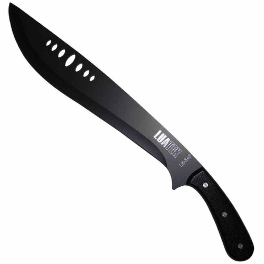 Facão Rambo Tatico Militar Aço Afiado 51cm cabo madeira