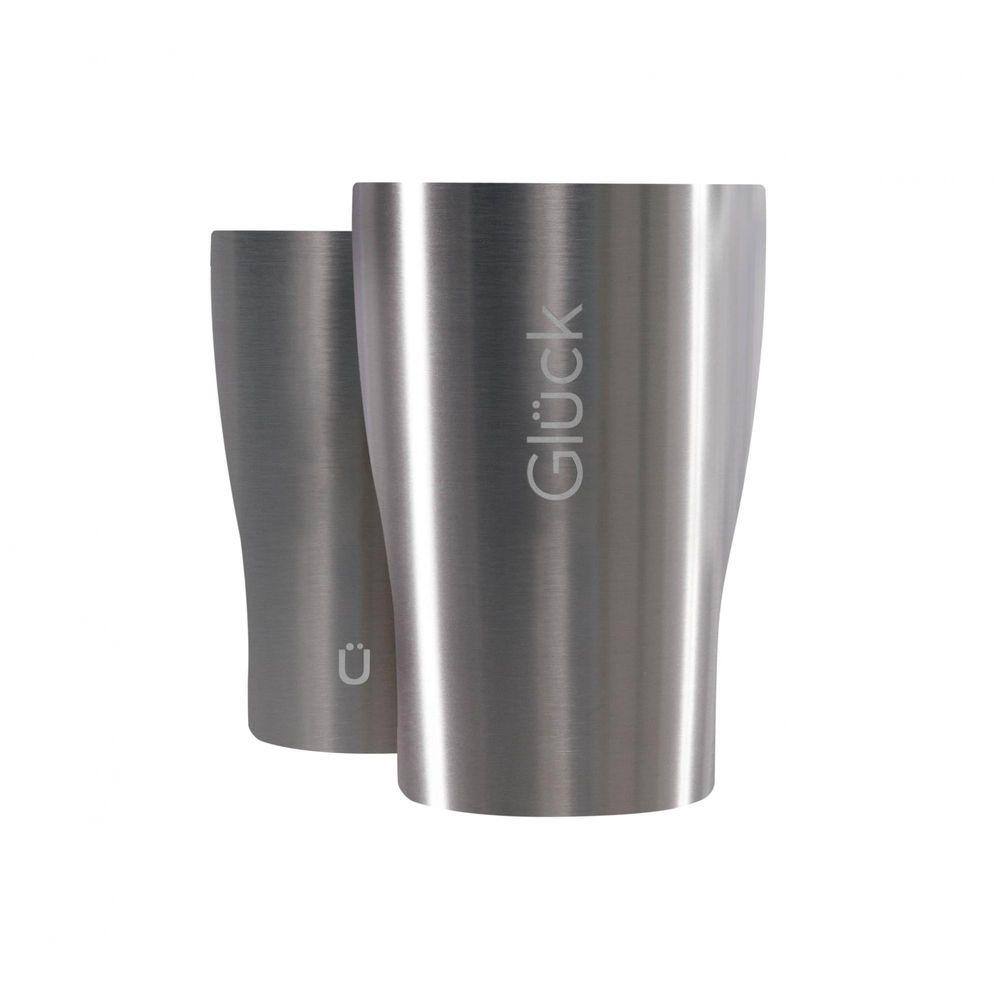 Copo Térmico Tulipinha 354Ml - Gluck silver steel