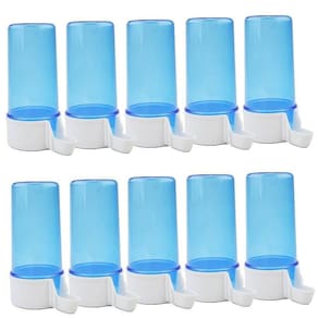 Kit 10 Bebedouros Para Pássaros Gaiola Malha Fina 200 Ml