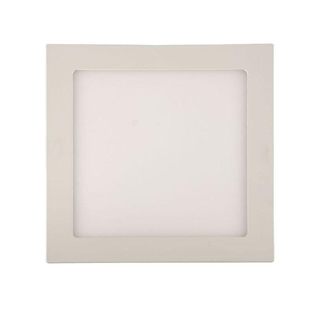 Painel de Led Blumenau Quadrado de Embutir 24W Bivolt 4100K Luz Neutra