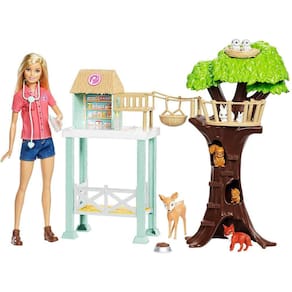 Boneca Barbie Profissões Cuidadora Dos Bichinhos Mattel