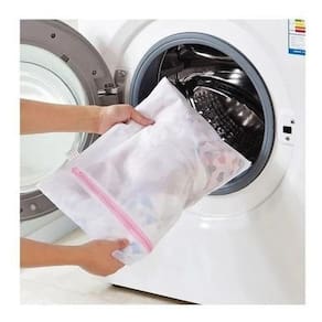 Saco Para Lavar Roupas Delicadas Com Ziper 40X30Cm