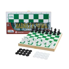 Jogo De Tabuleiro Divertido Xadrez E Dama Pais E Filhos
